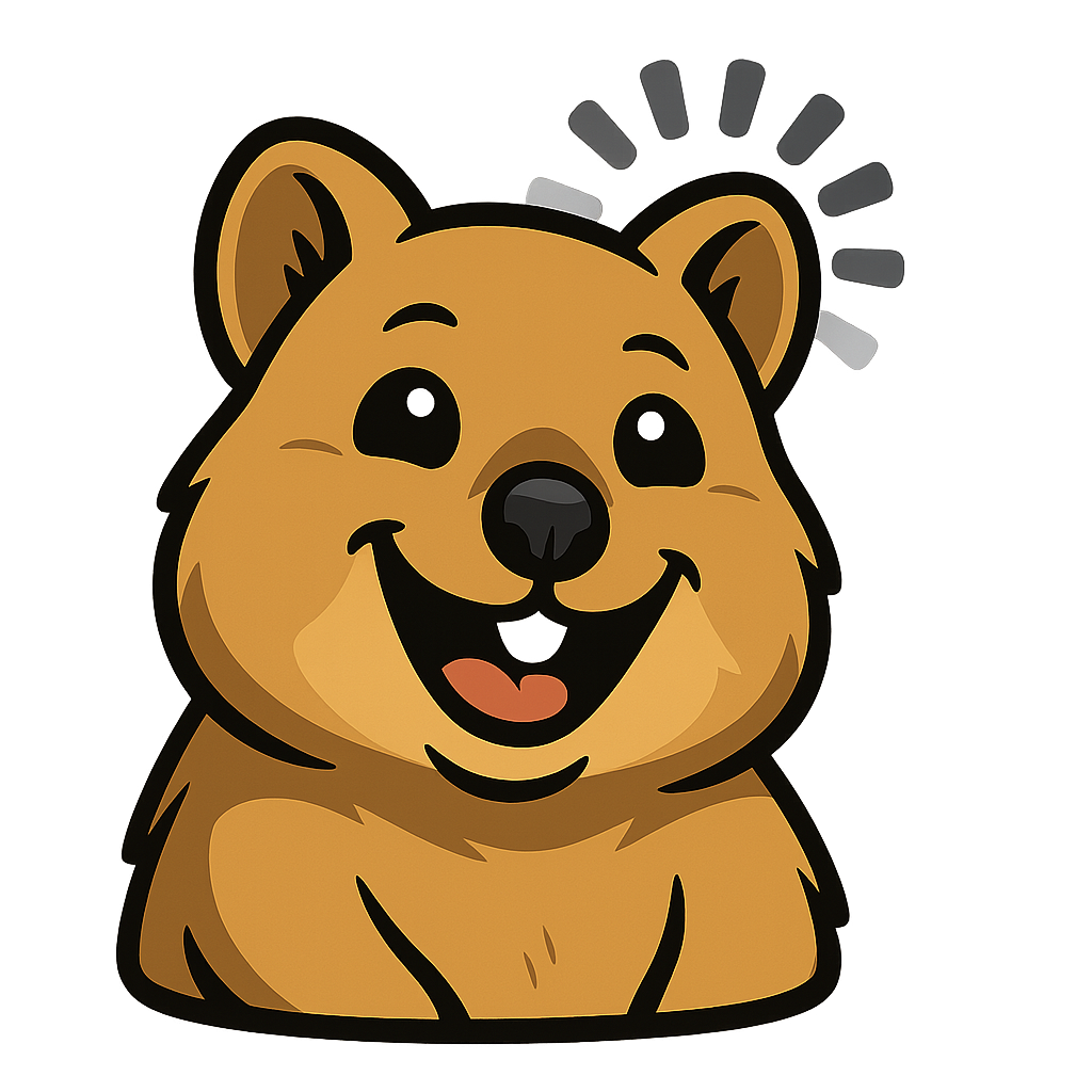 Queue Quokka | The quokka smiles while your order sits pending.